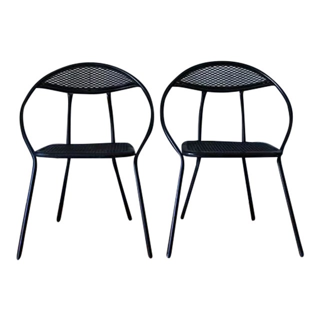 1960s Vintage Folding Chairs by Salterini - Set of 2, Attributed For Sale