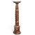 Traditional Pair of Antique Rouge Marble Twisted Pedestals For Sale - Image 3 of 6