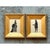 Early 20th Century Vintage Silhouette Portraits in Gold Frames - Pair For Sale - Image 5 of 12