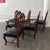 Chaddock Guy Chaddock Melrose Collection Country English Black Leather Dining Chairs, Set of Six For Sale - Image 4 of 12