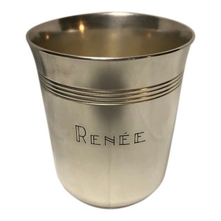 Christofle Silver Plate Cup For Sale