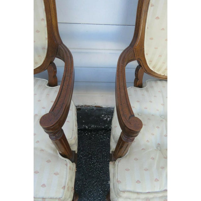 1960s French Distressed Side Living Bed Room Den Chairs- A Pair For Sale - Image 5 of 11