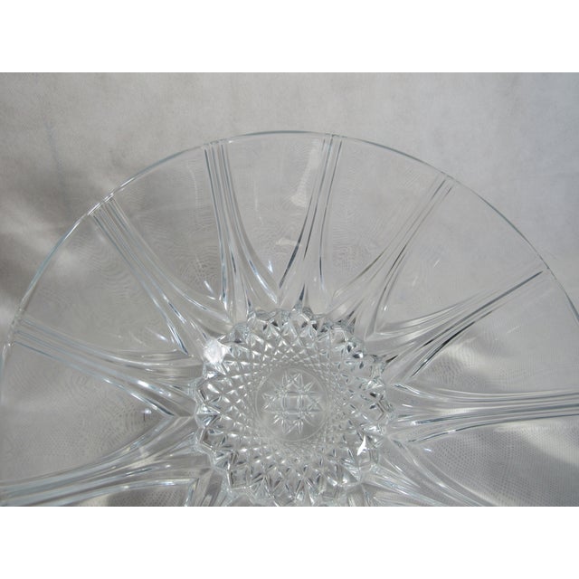 Vintage Anchor Hocking Clear Oyster and Pearl Depression Glass Bowl For Sale - Image 13 of 14