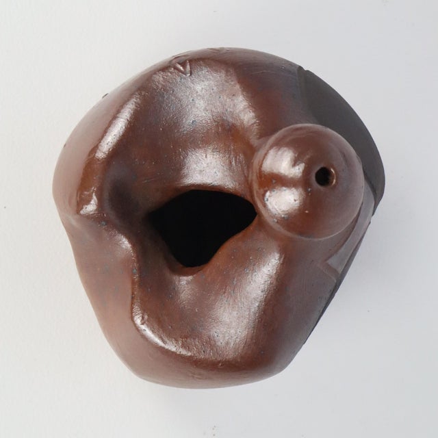 Ceramic Vase by M.A.J for Georges Martin, 1960 For Sale - Image 10 of 12