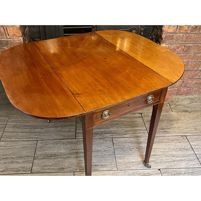 Antique George III Mahogany Pembroke Table, 1800 For Sale - Image 12 of 14