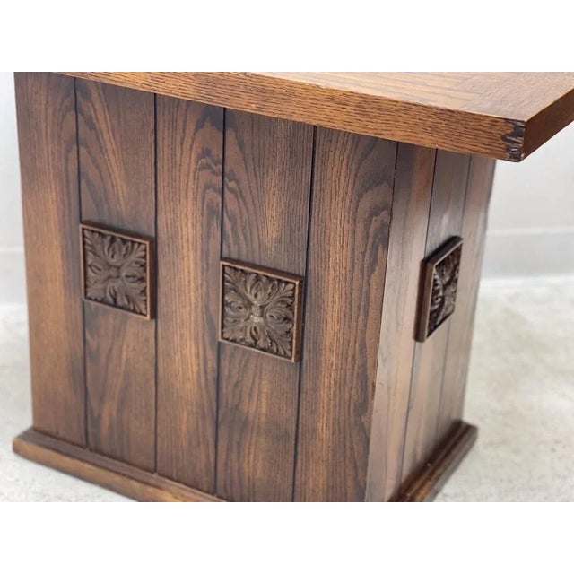 Vintage Mid Century Modern Table by Lane Dimensions. 28 W ; 21 D ; 21 H