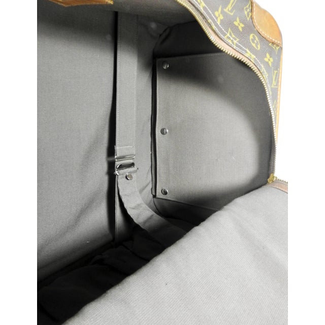 Brown Vintage Louis Vuitton Soft Case Overnight Luggage For Sale - Image 8 of 11