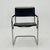 Vintage S34 Cantilever Chair in Black Leather by Mart Stam for Thonet, 1980s For Sale - Image 6 of 11