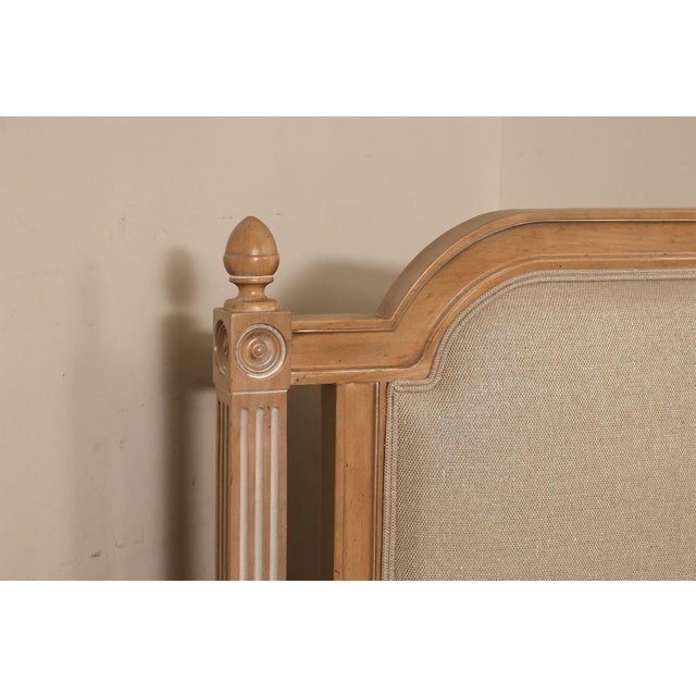 Ethan Allen King 'Allesandra' Upholstered Bed Frame For Sale - Image 12 of 18