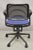 Plastic Late 20th Century Steelcase 487 Cachet Swivel Office Desk Chair With Blue Seat - A Pair For Sale - Image 7 of 10