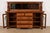 Early 20th Century Antique Arts & Crafts Carved Oak Sideboard or Bar Cabinet With Stained Glass Doors, Newly Refinished For Sale - Image 5 of 15