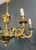 1940s Louis XVI style 8-arm chiseled bronze chandelier by Lucien For Sale - Image 11 of 12