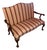 1990s Queen Anne Style Camelback Settee For Sale
