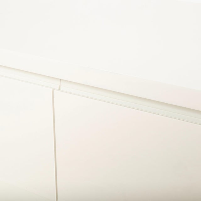 White Cube Wooden Sideboard in White from Lübke For Sale - Image 8 of 17