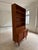 Brown Teak Bookcase with Sliding Doors, Denmark For Sale - Image 8 of 11