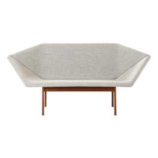 Sofa in Wool and Teak attributed to Tove & Edvard Kindt-Larsen, 1963 For Sale