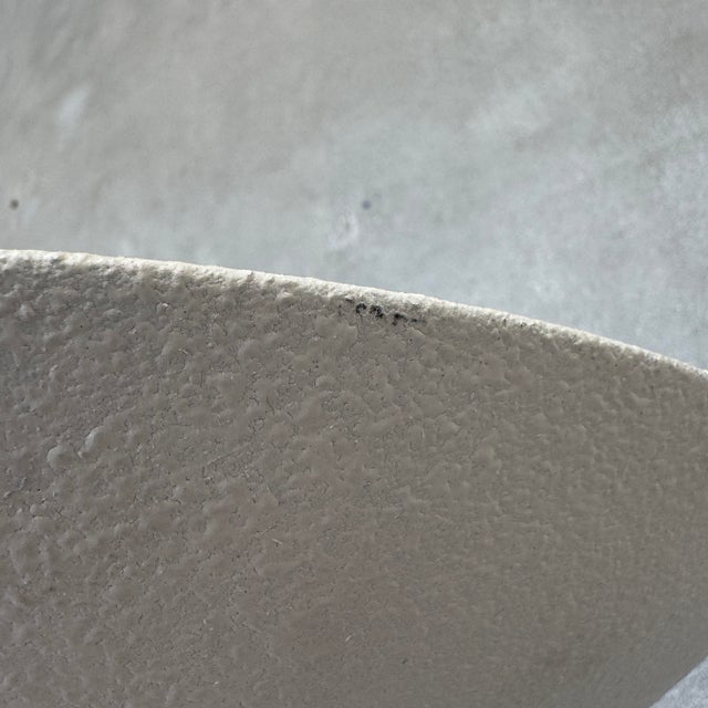 1980s Post Modern Cream Plaster Column Floor Lamp For Sale - Image 9 of 12