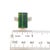 Natural Tourmaline White Sapphire Ring 6.75 14k WG 21.03 TCW Certified For Sale - Image 15 of 18