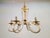 Gold Chandelier from Solari SRL Florence, Italy, 1980s For Sale - Image 8 of 18