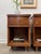 Wood Vintage Pair of Walnut Nightstands For Sale - Image 7 of 9