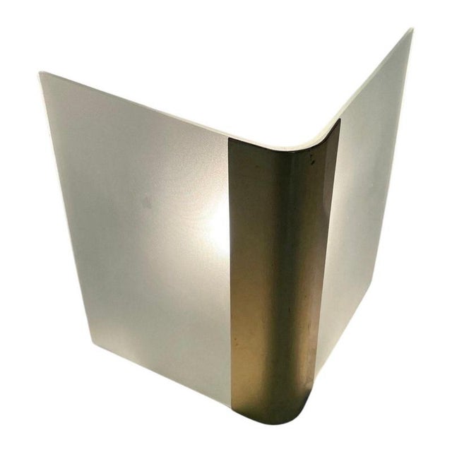 Vintage Postmodern Wall Sconce with Brass Centre from Metalarte, Spain, 1990s For Sale - Image 9 of 9