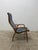 Yngve Ekström Lamino Teak Wood Frame Armchair With Sheepskin Fabric for Swedese For Sale - Image 4 of 16