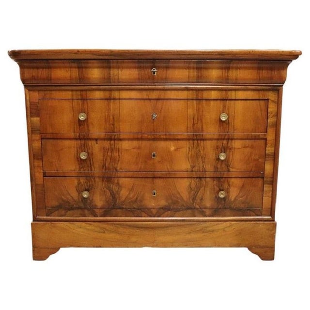 Antique Chest of Drawers in Walnut For Sale - Image 12 of 12