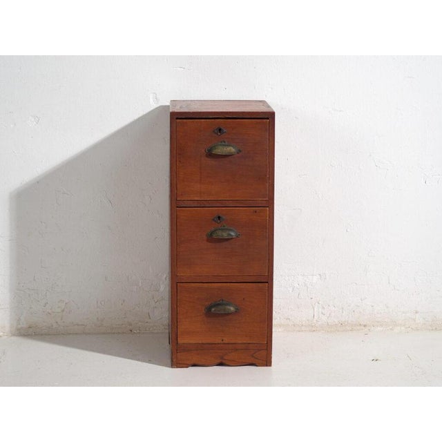 Small Antique Japanese File Cabinet For Sale - Image 6 of 11