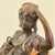 Early 20th Century Antique Victorian Period Italian Bronze Sculpture of a Walking Girl W/Fruit Basket Circa 1900 For Sale - Image 5 of 12