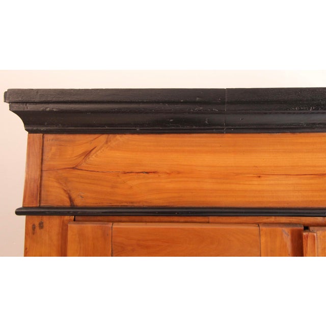 19th Century German Cherrywood Wardrobe For Sale - Image 10 of 18