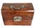Antique English Mahogany 3 Bottle Box Gentleman's Spirit Decanter Caddy For Sale In New York - Image 6 of 15