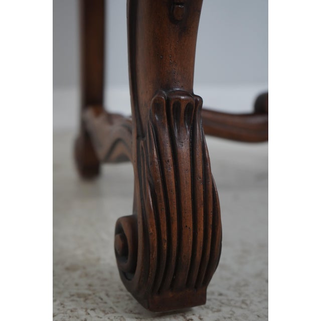 Set of 8 Henredon Continental Style Upholstered Dining Room Chairs For Sale - Image 11 of 18