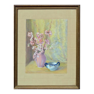 1940s Floral Still Life -- A Breath of Spring by Eugenie Pack Stiffler For Sale