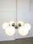 Italian Space Age Sputnik Chrome and Opaline Chandelier, 1970s For Sale - Image 12 of 18