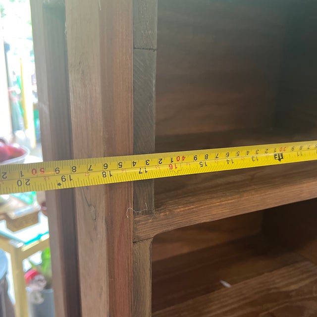 Vintage Country Core Wooden Small Shelf For Sale - Image 4 of 12