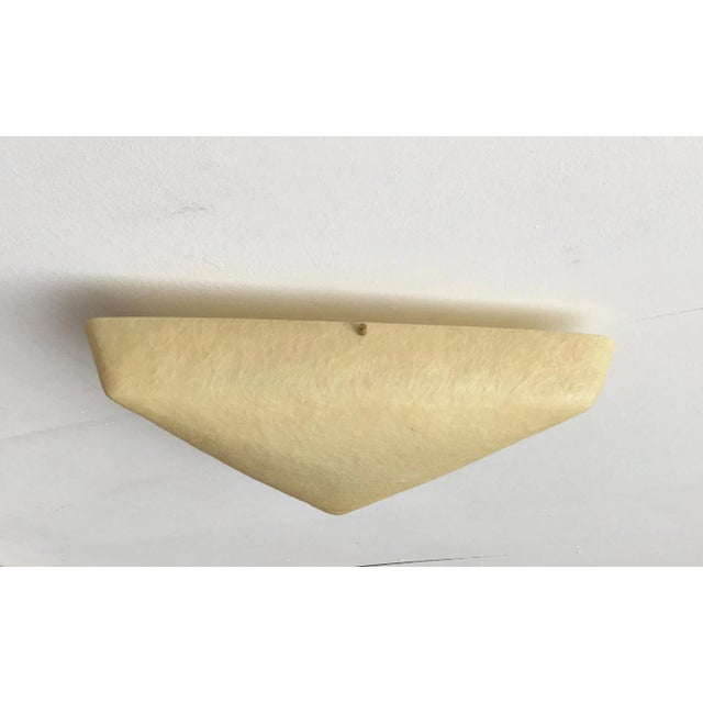 Beige Mid-Century Fibreglass Ceiling Lamp For Sale - Image 8 of 18