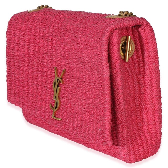 Item #: 153173 Interior Material: Raffia MSRP: 3,100 Handbag Closure Type: Magnetic Snap Dimensions: 10.75 x 7.5 x 2.5 in...