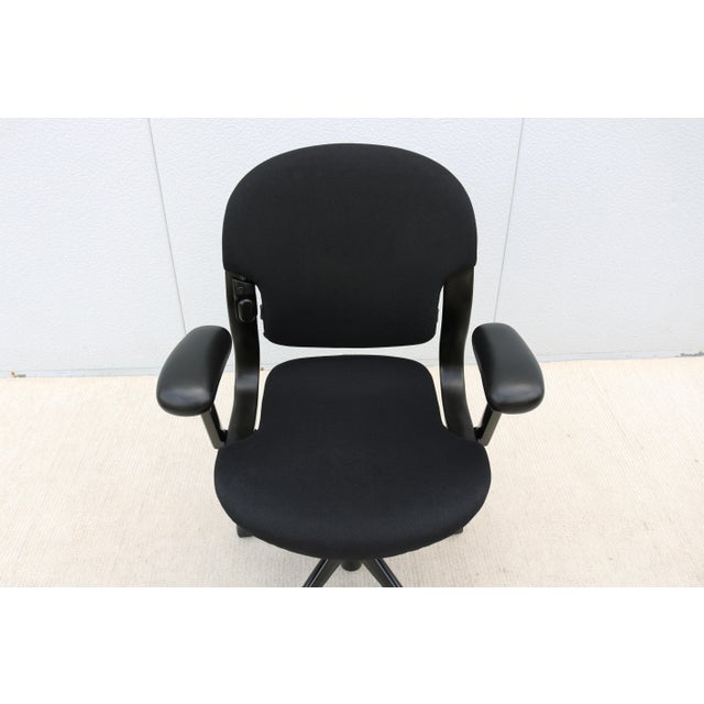 Herman Miller Equa 2 Ergonomic Swivel Task Chair in Black Fabric, Adjustable For Sale - Image 12 of 18