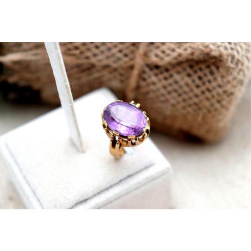 Gold Gold Ring with Grid For Sale - Image 8 of 8