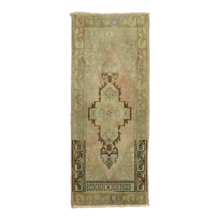 Vintage Turkish Rug Mat - 1'5" x 3'2" For Sale