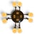 Bronze Apparatus Studio Talisman 8-Light Chandelier For Sale - Image 8 of 9