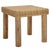 Shazza Wicker Rattan Weaved Accent Table in Natural For Sale In Philadelphia - Image 6 of 7