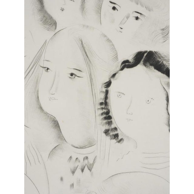 Mily Possoz, The Christmas Tree, Original Signed Engraving For Sale - Image 10 of 11