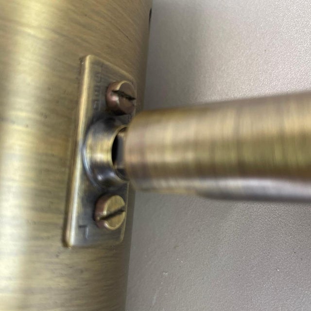 Minimalist Brass Hole Wall Spot Lights, Italy, 1970s, Set of 2 For Sale - Image 13 of 15