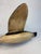 Mid 20th Century Vintage Hand Carved Wood and Canvas Duck Decoy For Sale - Image 5 of 10