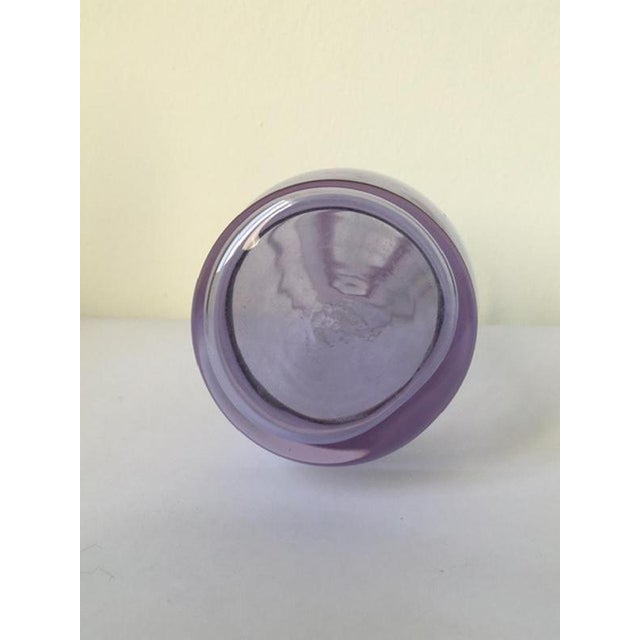 Postmodern Purple Murano Glass Bottle, Italy, 1960s For Sale - Image 6 of 18