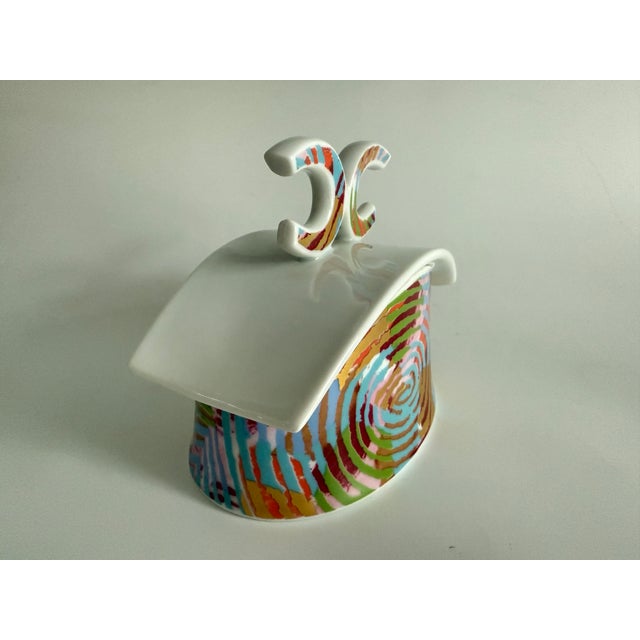 Ceramic Artist Collection Box with Lid by Johan Van Loon for Rosenthal Studio Line, Germany, 1990s For Sale - Image 7 of 7