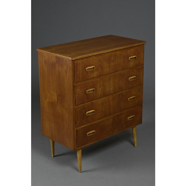Scandinavian Teak Chest of Drawers, 1960s For Sale - Image 13 of 13