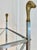 Metal Mid Century Steel & Brass French Etagere, Maison Jansen Style For Sale - Image 7 of 12