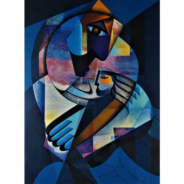 Artist: Neal Doty (American, born 1941) Title: Mother and Child Year: 1979 Medium: Color serigraph Edition: Numbered...